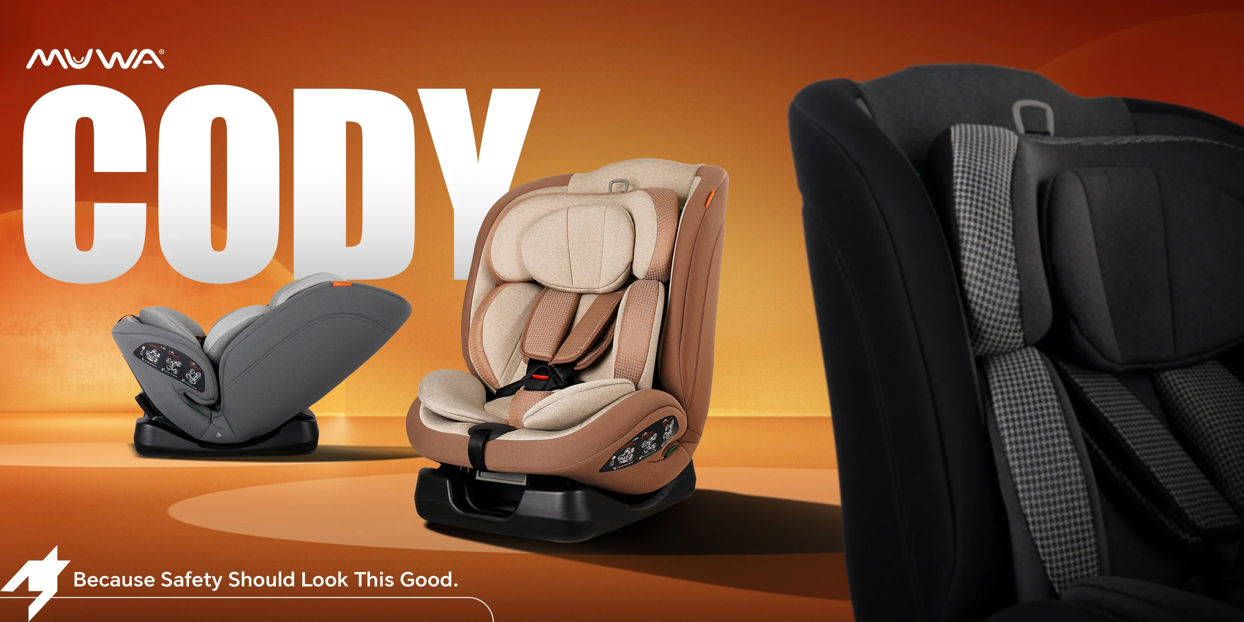 MUWA Cody i-Size car seat Malaysia Banner